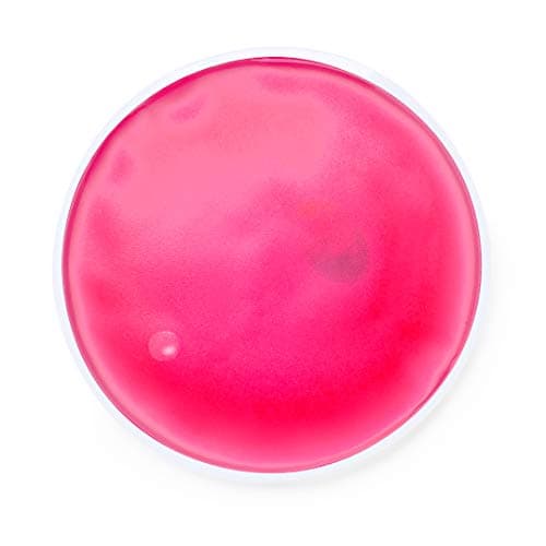 eBuyGB® Pack of 4 Instant Heating Gel Hand Warmers - Reusable Heat Pack (Pink Round)