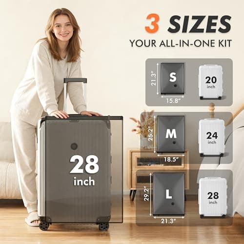 GONGSHI Vacuum Seal Bags for Clothing Travel & Home Storage, Travel Vacuum Bags with Pump,Space Saver for Blankets, Comforters, Pillows, Clothes,18 Combo — view 4