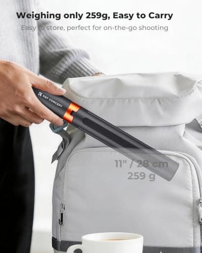 K&F Concept 66"/168cm Invisible Selfie Stick Tripod for Insta360 X5 X6/4/3 — view 6