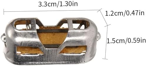 Silver Hand Warmer Replacement Burner Portable Handy Head Warmer Pocket Stove Heater Head Replacement Burner for Hand Warmer — view 2
