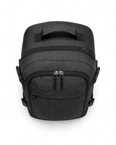 BP-R-120 Ryanair Cabin Bag 40x25x20cm Carry On Backpack Underseat CabinBag Carry on Luggage for Men Women Travel Bag Backpack (Black) — view 5