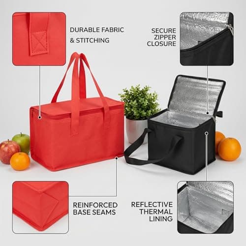GYTFOG 2pcs Small Cooler Bags, Cooler Bag Small, Ice Box for Food Travel, Insulated Thermal Food Carriers, Compact Storage Design Measuring,Small Cool Box and Small Cooler Box Solutions — view 3