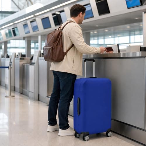 1-Piece Suitcase Cover, Size L (26-29 Inch) Elastic Luggage Protector — view 5