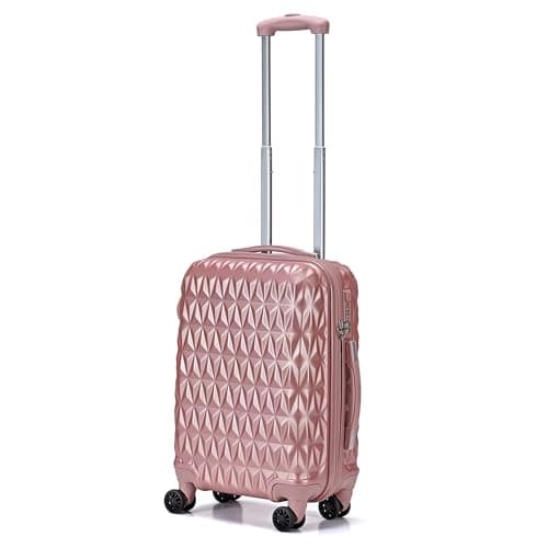 CMY Suitcase 20 Inch Cabin Hard Shell Lightweight ABS Carry-On Luggage
