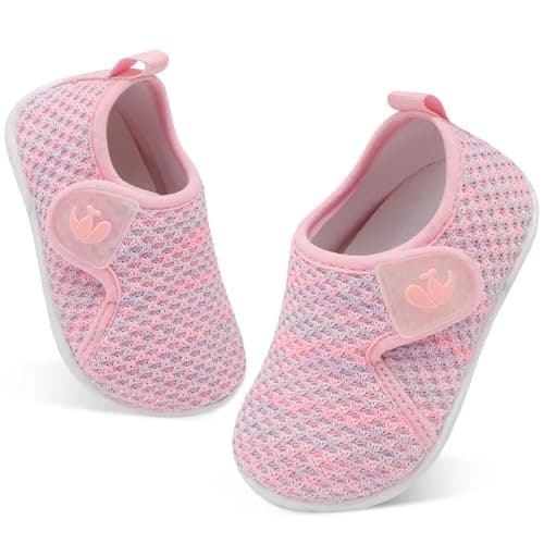 JOINFREE Girls Baby Trainers Toddler Comfortable Shoes Pink Purple — view 5