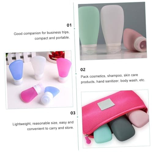 Silicone Refillable Lotion Containers 38ml 4 Pack for Travel — view 4