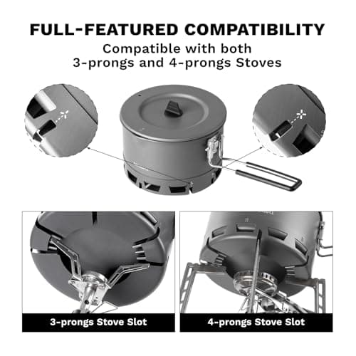 Fire-Maple Petrel Ramen Pot Ultralight 800ml Aluminum Camping Pot(188g) — view 6