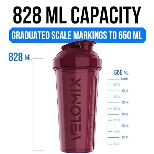 VELOMIX 6 Pack 828ml Protein Shaker Bottle, Earth Tones Collection — view 4