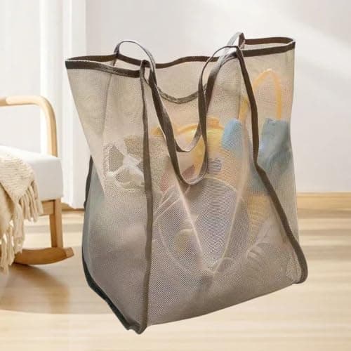 Black Mesh Storage Bag Breathable Travel Organizer — view 4
