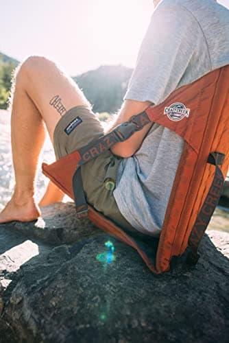 Crazy Creek HEX 2.0 LongBack Chair for Backpacking, Camping and Stadium Use, Extra Width & Back Height, 250 LBS Weight Capacity, Adjustable Straps w/Rock Lockster (R) Buckles — view 6