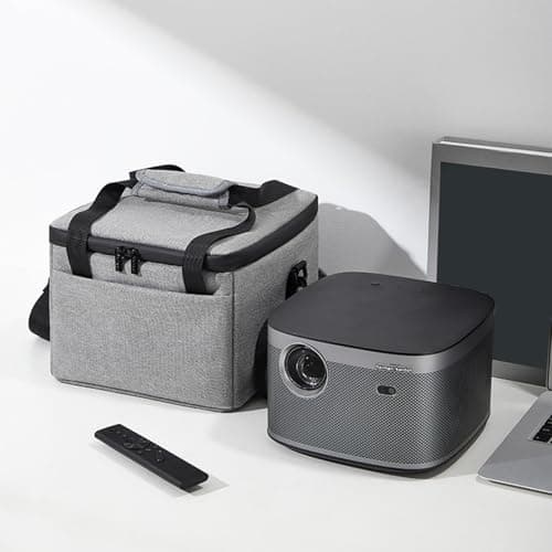 Piceioep Sturdy Oxford Fabric Projector Storage Bag with Accessory Compartments Travel Organiser for Specific Models Projector Accessory Bag — view 5
