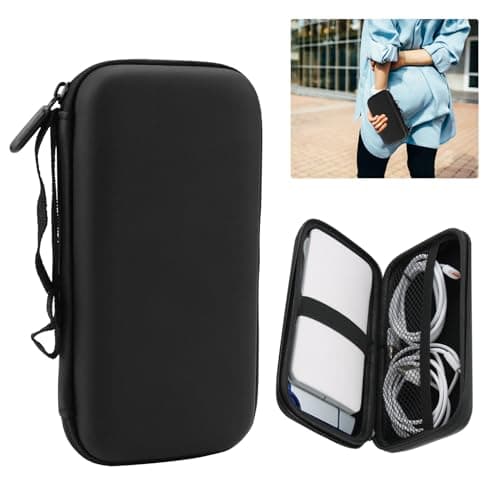 Power Bank Case Shockproof Carrying Case Travel Cable Organiser Hard Drive Case Travel Bags Organiser EVA Tech Pouch Multifunctional Cable Bag for Electronics Travelling Essentials Accessories — view 6