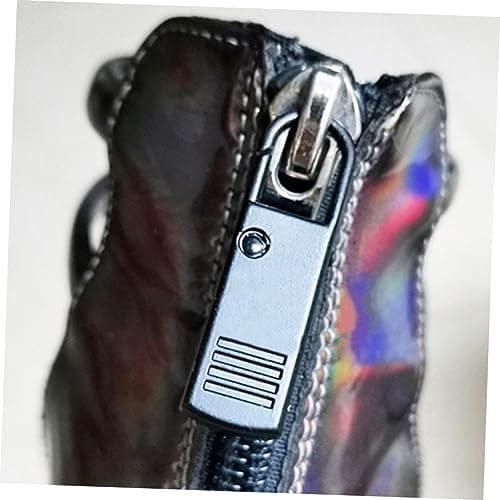 Tofficu 4Pcs Black Zinc Alloy Zipper Pull Replacement, Sturdy Backpack Zipper Puller and Luggage Zip Tags, Easy Repair Kit for Jackets, Bags and Travel Cases — view 6