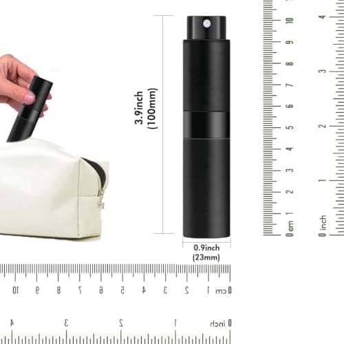 RUZAR Perfume Atomiser, Pocket Perfume Travel Bottle, 8ML Refillable Perfume Spray Bottle Easy to Refill Empty Atomiser for Purse, Handbag, Pocket and Luggage — view 5