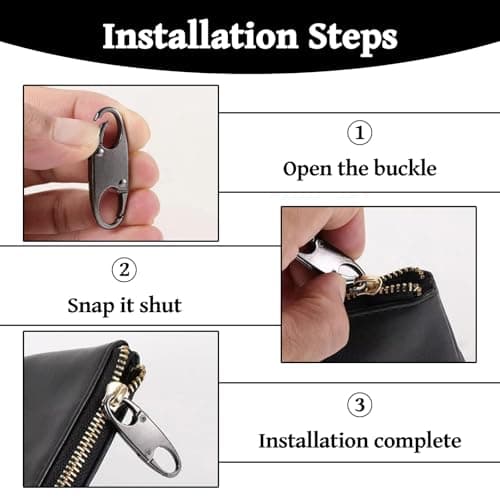 Whispern Cloud 4Pcs Anti-Theft Zipper Lock Clips for Backpack Suitcase — view 5