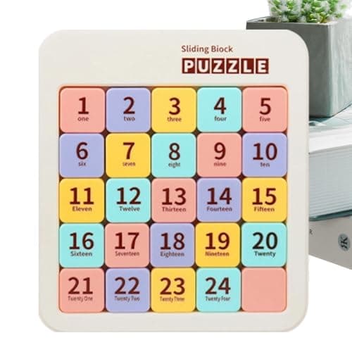 Slide Number Puzzle - Magnetic Sliding Number Brain Teaser | Educational Brain Teasers Toys - for Adult, Boys, Girls, Home, Travel, Camping, School, Birthday, Festival — view 6
