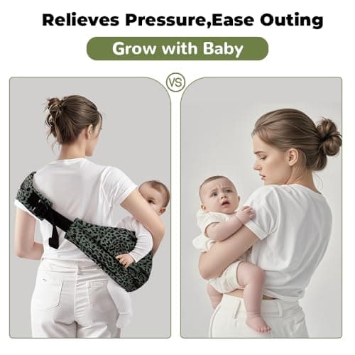 Baby Sling Carrier | Adjustable Front & Back, Adjustable Sling Easy Toddler Carrier Comfortable — view 3