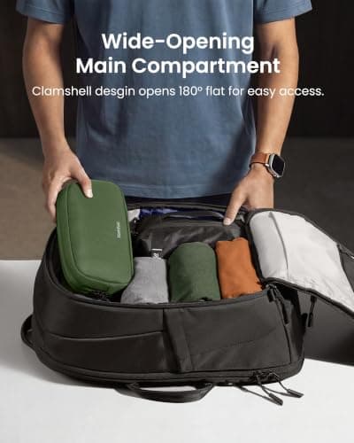 tomtoc Laptop Backpack 26L, Large Work Bag Fits 15.6-16 Inch Laptop — view 4