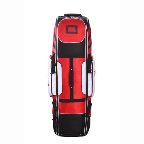 Woodworm Golf Deluxe Travel Cover With Wheels : Red — view 2