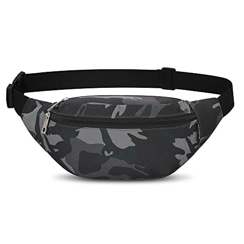 Bumbags and Fanny Packs for Men Women Hiking Running Travel Waterproof Waist Bag Walking Dog Outdoor Sport for Ladies Boys — view 2