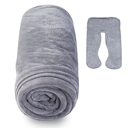 AS AWESLING U Shaped Velvet Pillowcase