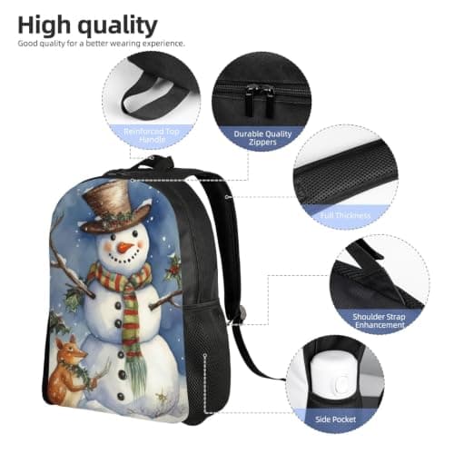 BVNMT Travel Laptop Backpack for Men Women,16 Inch Work Business Backpack — view 4