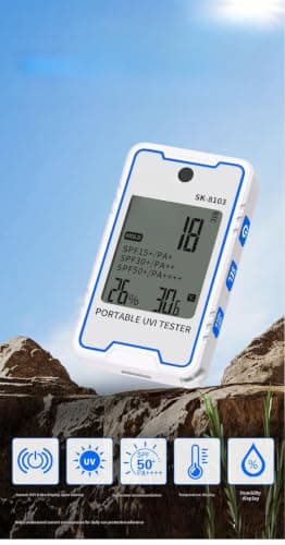NiuLumea SPF Sunscreen Guide UV Meter 0-18 Range Travel Size — view 6