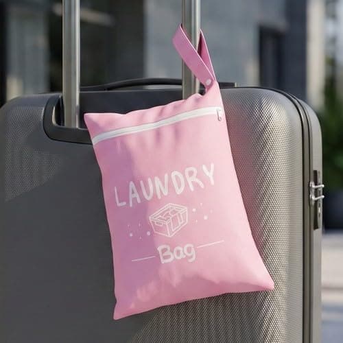 Merzio 3 Pcs Large Travel Laundry Bags with Zipper, Dirty Clothes Wash Bag Organiser for Home Trave Gym Camping Swimming Pool Dormitory — view 3