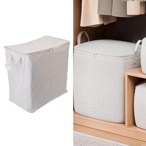 Yinhing Cotton Linen Compression Clothes Storage Bag Large Capacity — view 3