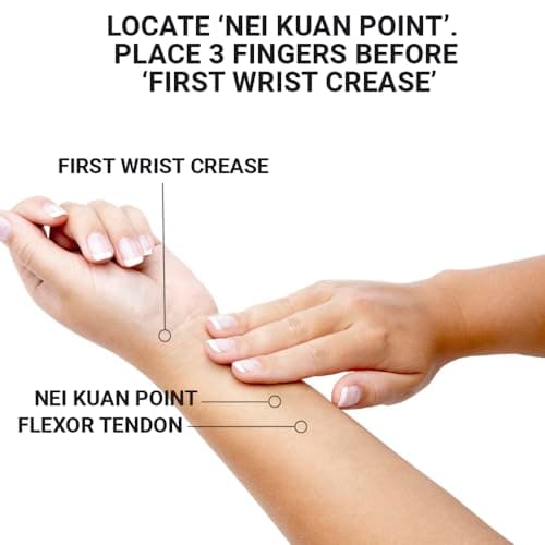 Go Travel Sickness Bands - Acupressure Anti-Nausea Wristbands, Reusable — view 4
