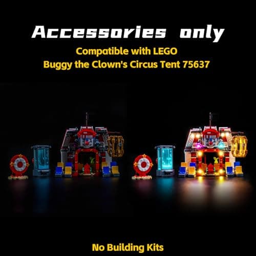 Light Kit Compatible with Lego 75637 Buggy the Clown's Circus Tent — view 3