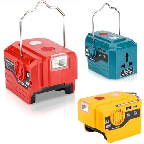 Minhe User Friendly 200W Power Inverter Generator Made For For Bosch 18V Batteries, Convenient Outdoor Solution(BS-220V) — view 4