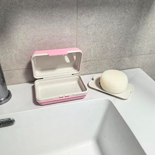 Lofekea Travel Soap Case, Shower Bar Soap Dish Holder, Soap Box Container — view 2