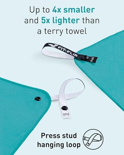 Fit-Flip Microfibre Towel - Compact, Ultra lightweight & Quick dry — view 3