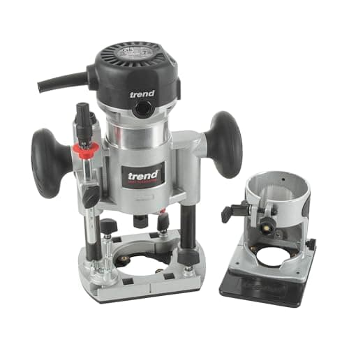 Trend Dual-Base Trim & Plunge Router, 1/4 Inch Collet, 710W, 240V — view 2