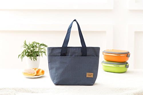 Vinsani Insulated Thermal Lunch Bag Portable Reusable Cooler Bag Unisex