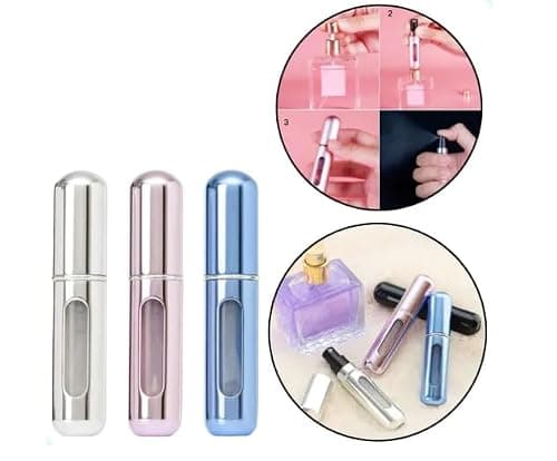 5 Pcs Perfume Atomiser Refillable Travel Perfume Bottle, 5ml Portable — view 3