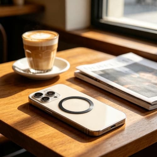 3 PCS Black Universal Metal Ring Stickers, Magnetic Ring Adapters, Compatible with Smartphone Series, Widely Fit for Most Mobile Phones, Practical Magnetic Phone Accessories for Daily Use — view 3
