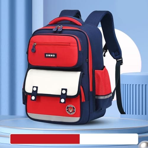 Schoolbag For Primary School Students 3 6 Grade Boys Shoulder Wear Anti Load Children's Backpack Commercial Backpack Vacuum Pink Light Purle Blue Black Coffee Purple Beige Dark Green Sky Red — view 2