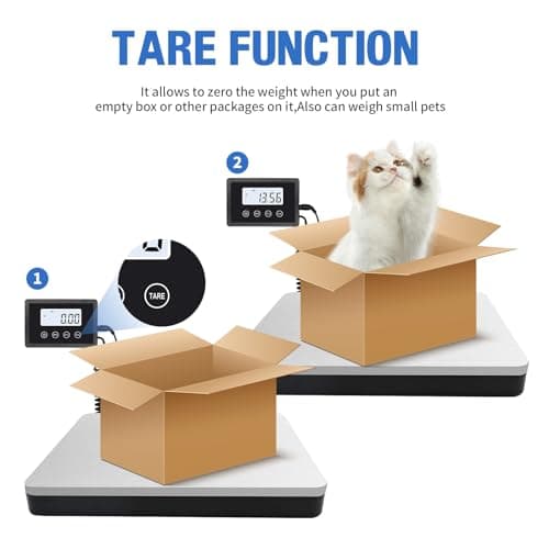 UNIWEIGH Postal Scales,200kg/10g High Precison LCD Display Parcel Scales — view 5