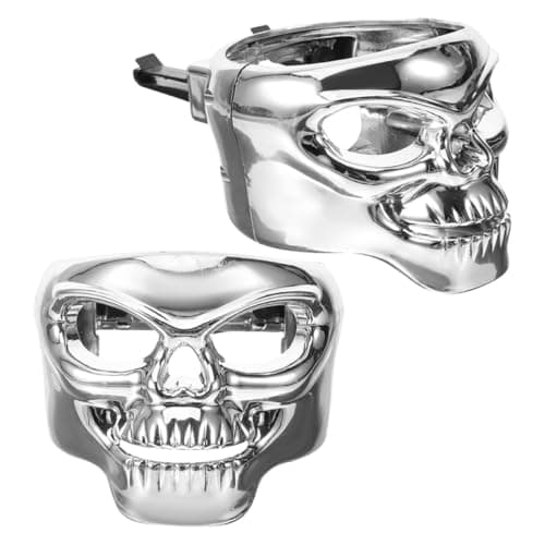 Skull Shape Car Air Vent Cup Holder 2pcs for Beverages and Bottles
