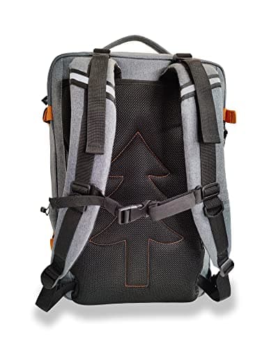 OLPRO 44L Carry-on Cabin Bag – Water Resistant Travel Backpack with Laptop Sleeve, Adjustable Straps, Compression Straps & Suitcase Handle Slot – Cabin Size Hand Luggage — view 5