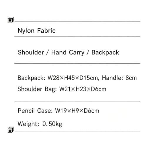 White Large Capacity Campus Backpack with Matching Meal Bag and Pencil Case Floral Print Lightweight Durable Casual Versatile Rucksack with Ergonomic Straps for School Outdoor Travel Daily Use Bookbag — view 3