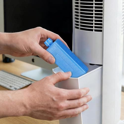 8-Pack Portable Small Ice Cooling Bricks, Reusable Ice Packs For Air Conditioners, Long Lasting Freezer Blocks For Cooler Bag, For Camping Fishing Picnic — view 3