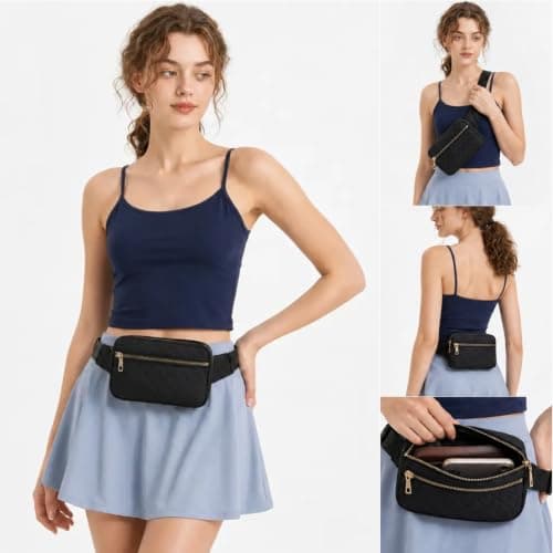 Bumbag for Women,Bum Bag Fanny Pack,Waterproof Waist Bag — view 5