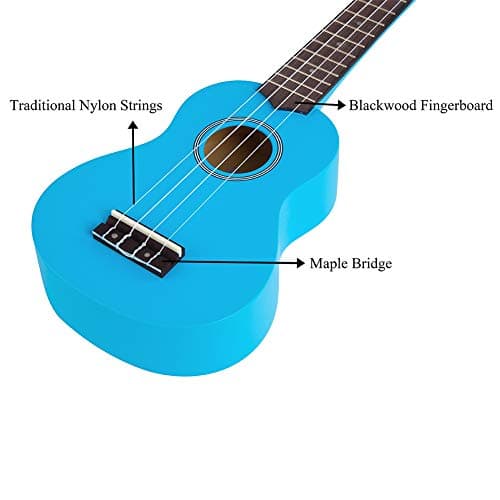 Soprano Ukulele Beginner Kit 21 Inch with Free Online Lesson Fast to Learn — view 3