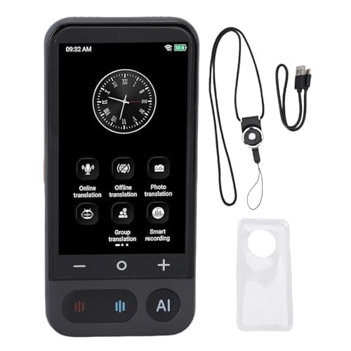 Generic Language Translator Device Efficient Multilingual Support for Travel Business ABS Portable WiFi Record Translation for Senior Users — view 6