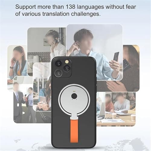 OFNHJK 138+ Language Translator Device, Ai Two Way Real Time Voice Instant Translator, Supports Text/Photo/Video and Voice Call Translation, for Business Travel, Language Learner Gold — view 3