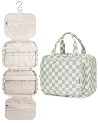 Narwey Large Hanging Travel Toiletry Bag for Women, Wash Bag for Toiletries