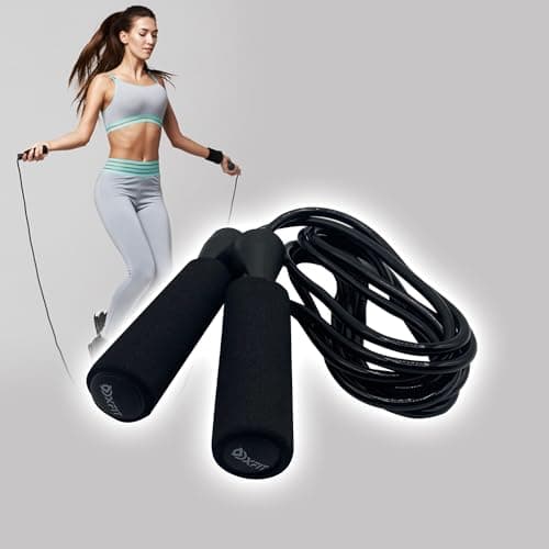 Gym Equipment for Home Workout Ab Roller Wheel Set Skipping Rope Push-up Handles Fitness Exercise Strength Training Equipment for Abs Weight Loss Sport Accessories for Men Women — view 6